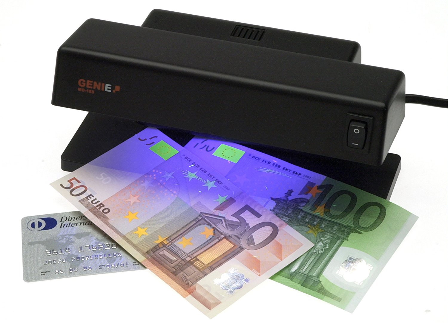 Geldscheinprüfer Geldscheinprüfgerät Geldtest Money Detector Handlampe UV Light 