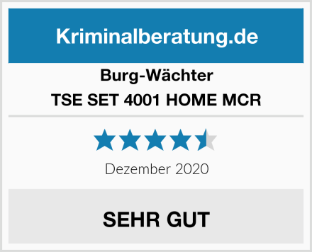 Burg-Wächter TSE SET 4001 HOME MCR Test