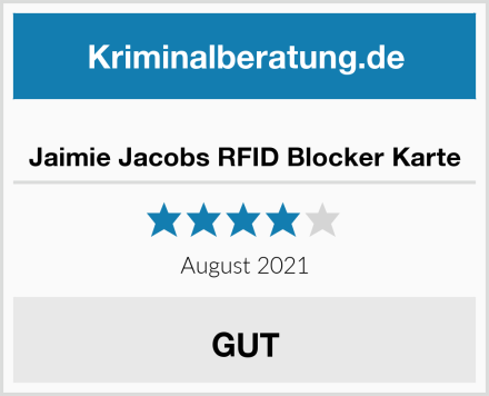  Jaimie Jacobs RFID Blocker Karte Test