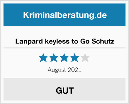  Lanpard keyless to Go Schutz Test