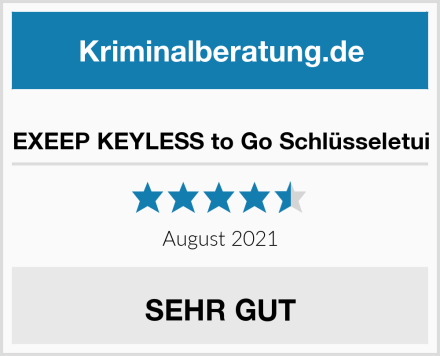  EXEEP KEYLESS to Go Schlüsseletui Test