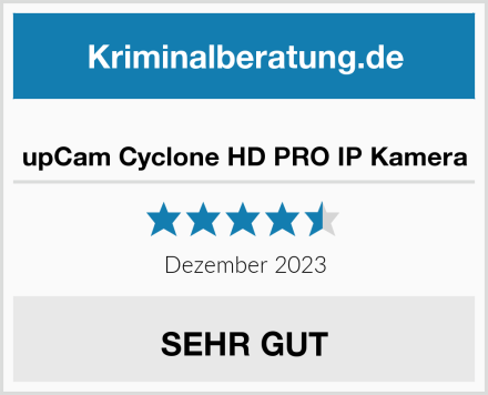  upCam Cyclone HD PRO IP Kamera Test