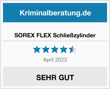  SOREX FLEX Schließzylinder Test