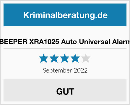  BEEPER XRA1025 Auto Universal Alarm Test