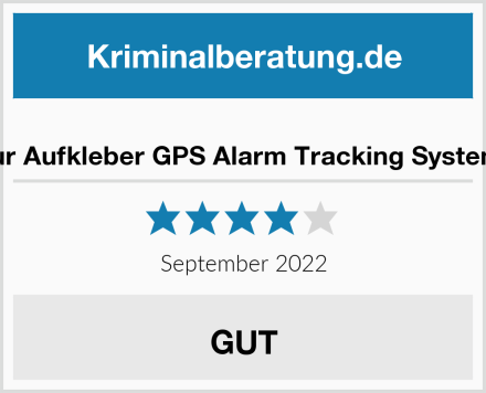  iSecur Aufkleber GPS Alarm Tracking System Set Test