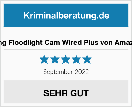  Ring Floodlight Cam Wired Plus von Amazon Test