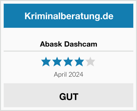  Abask Dashcam Test