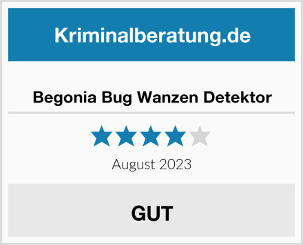  Begonia Bug Wanzen Detektor Test