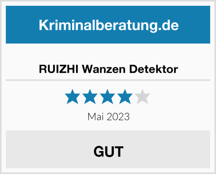  RUIZHI Wanzen Detektor Test