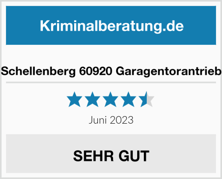  Schellenberg 60920 Garagentorantrieb Test