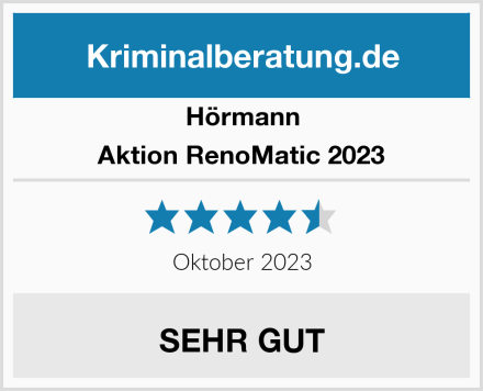 Hörmann Aktion RenoMatic 2023 Test
