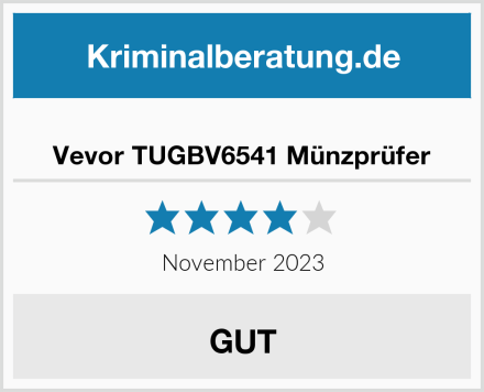  Vevor TUGBV6541 Münzprüfer Test