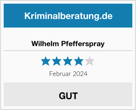  Wilhelm Pfefferspray Test