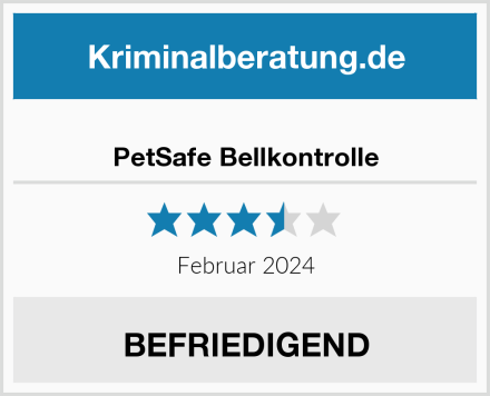  PetSafe Bellkontrolle Test