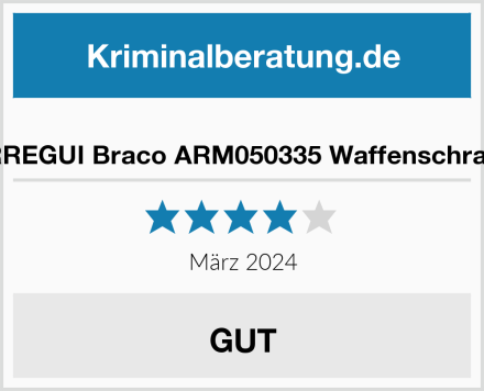  ARREGUI Braco ARM050335 Waffenschrank Test