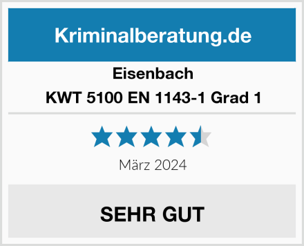 Eisenbach KWT 5100 EN 1143-1 Grad 1 Test