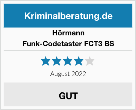 Hörmann Funk-Codetaster FCT3 BS Test
