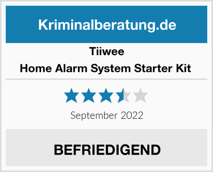 tiiwee Home Alarm System Starter Kit  Test