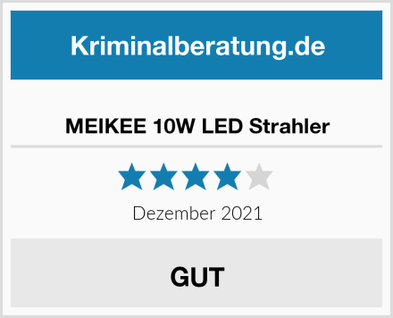  MEIKEE 10W LED Strahler Test