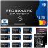 Blockard RFID Blocking NFC Schutzhüllen (12 Stück)