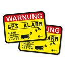 &nbsp; iSecur Aufkleber GPS Alarm Tracking System Set